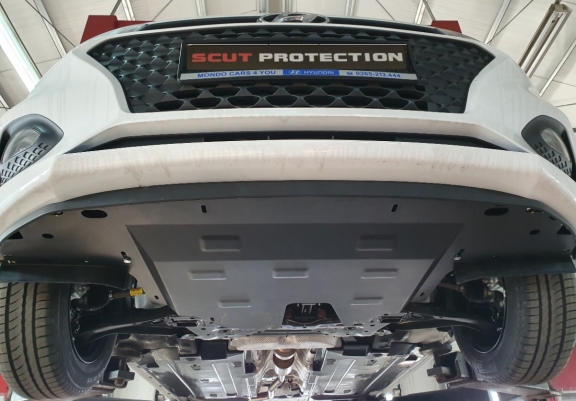 Acél motor, kapcsolószekrény, hűtő védőlemez Hyundai i20