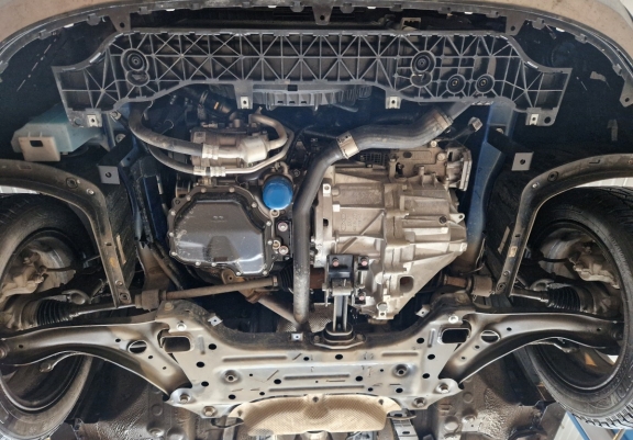 Acél motor, sebességváltó, hűtő, első lökhárító védőlemez Hyundai Bayon