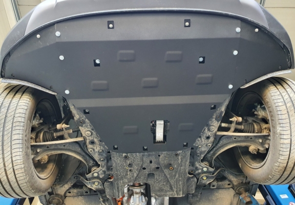 Acél motor, sebességváltó, hűtő, első lökhárító védőlemez Kia Sportage