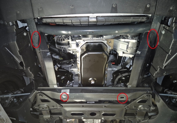 Acél motor, hűtő védőlemez Iveco Daily 7