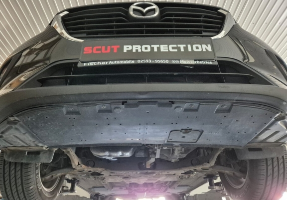 Acél motor, kapcsolószekrény védőlemez Mazda CX3