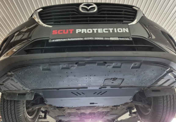 Acél motor, kapcsolószekrény védőlemez Mazda CX3