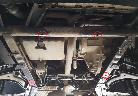 Acél motor, kapcsolószekrény védőlemez Mercedes Vito