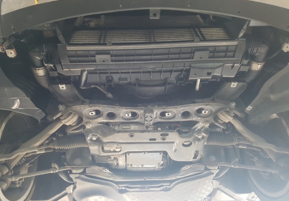 Acél motor, hűtő védőlemez Mercedes E-Classe W212