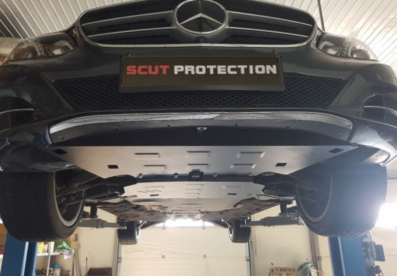 Acél motor, hűtő védőlemez Mercedes E-Classe W212