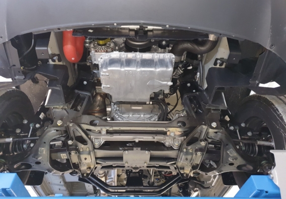 Acél motor, hűtő védőlemez Mercedes Sprinter 4x4