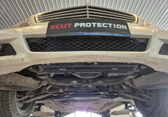 Acél motor, hűtő védőlemez Mercedes C-Class W204