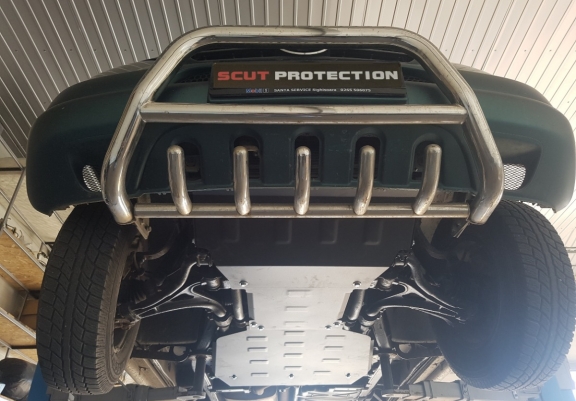 Acél motor, hűtő védőlemez Mercedes ML W163