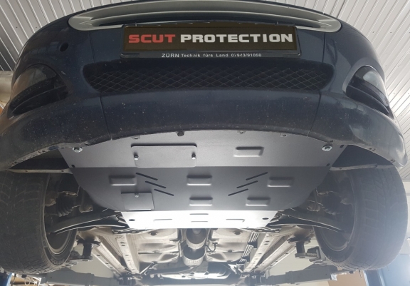 Acél motor, kapcsolószekrény védőlemez Smart ForFour