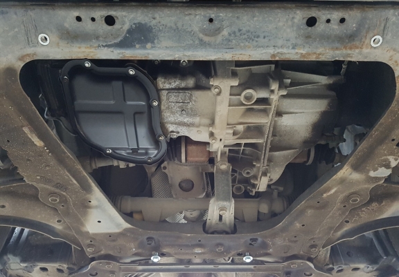 Acél motor, kapcsolószekrény, hűtő védőlemez Nissan Juke