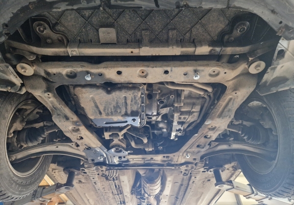 Acél motor, kapcsolószekrény, hűtő védőlemez Nissan Qashqai