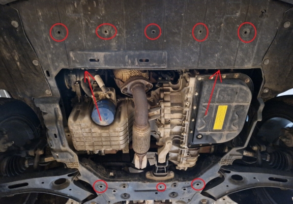 Acél motor, hűtő védőlemez Dfsk Fengon 5