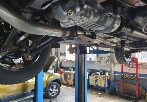 Acél EGR védő Dacia Duster