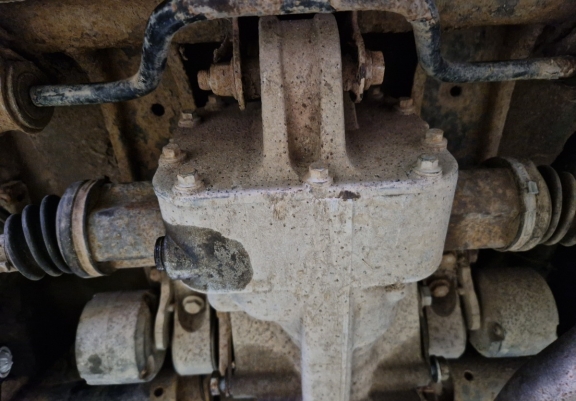 Acél hátsó differenciálmű védőlemez - RWD Fiat Panda 4x4