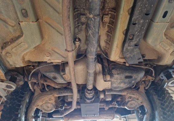 Acél hátsó differenciálmű védőlemez - RWD Fiat Panda 4x4