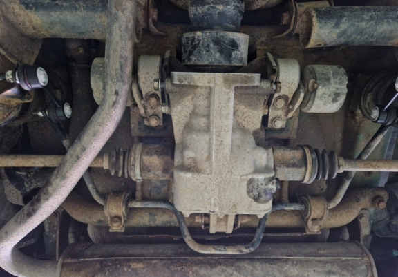 Acél hátsó differenciálmű védőlemez - RWD Fiat Panda 4x4