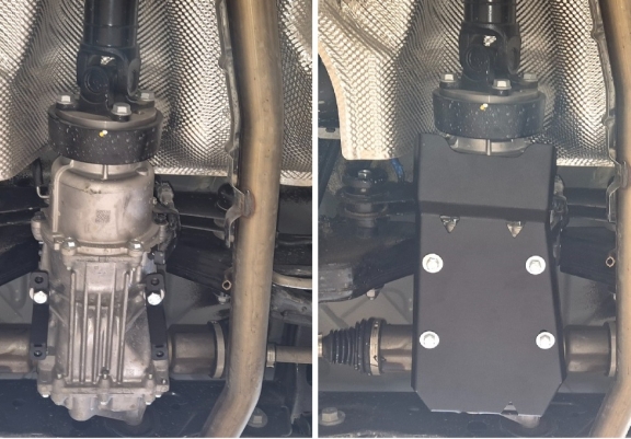 Acél hátsó differenciálmű védőlemez - Dacia Duster 4x4