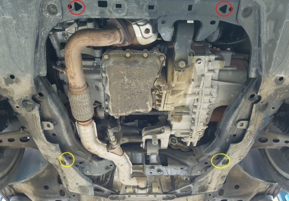 Acél motor, kapcsolószekrény, hűtő védőlemez Opel Insignia