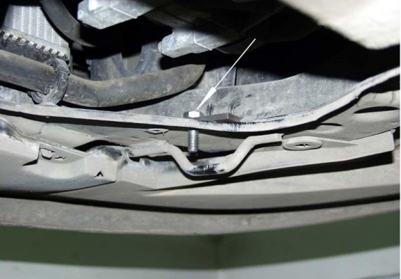 Acél motor, kapcsolószekrény védőlemez Peugeot 607