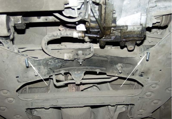 Acél motor, kapcsolószekrény védőlemez Peugeot 607