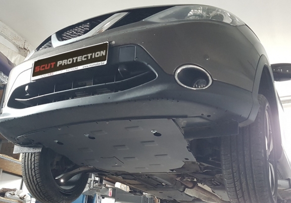 Acél motor, kapcsolószekrény, hűtő védőlemez Renault Kadjar