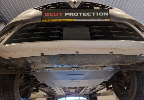 Acél motor, kapcsolószekrény, hűtő védőlemez Renault Arkana