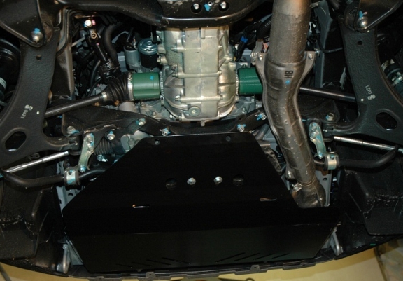 Acél motor, hűtő védőlemez Subaru Forester 3