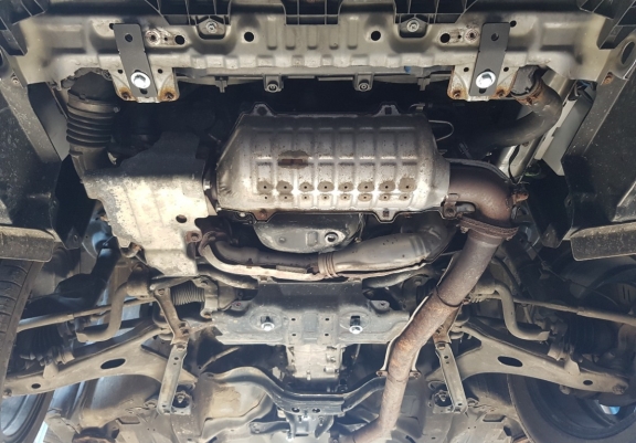 Acél motor, hűtő védőlemez Subaru Forester 4