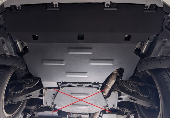 Acél motor, hütő védőlemez Subaru Forester 5 Hybrid