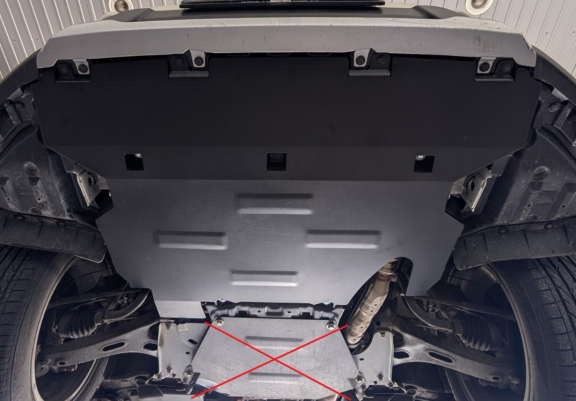 Acél motor, hütő védőlemez Subaru Forester 5 Hybrid