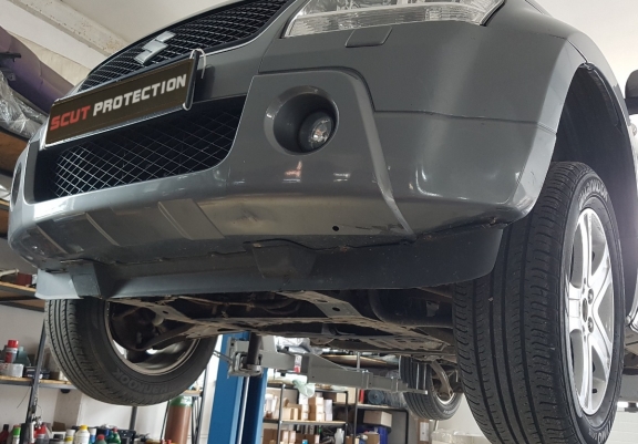 Acél motor, hűtő védőlemez Suzuki Grand Vitara 2