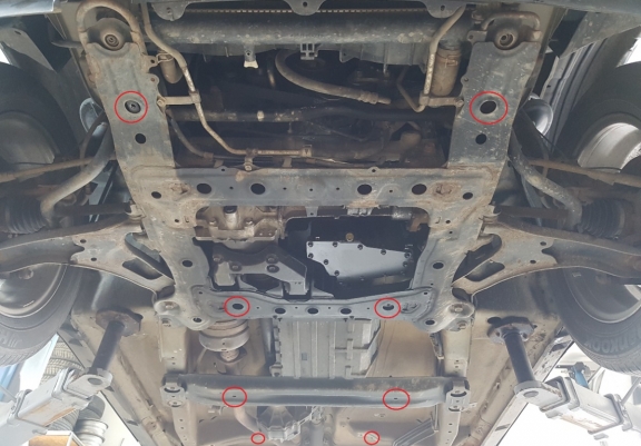 Aluminíum motor, hűtő védőlemez Suzuki Grand Vitara 2