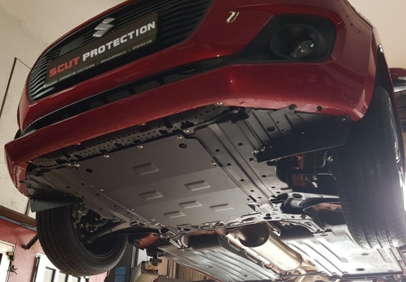 Acél motor, kapcsolószekrény védőlemez Suzuki Baleno