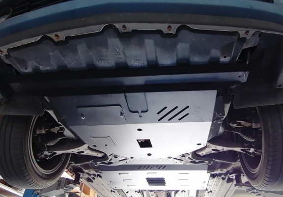 Acél motor, kapcsolószekrény, hűtő védőlemez Toyota Prius