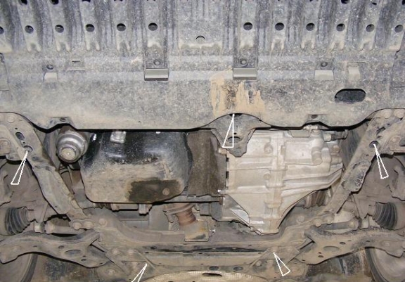 Motor, karter- védő acéllemez Toyota Avensis