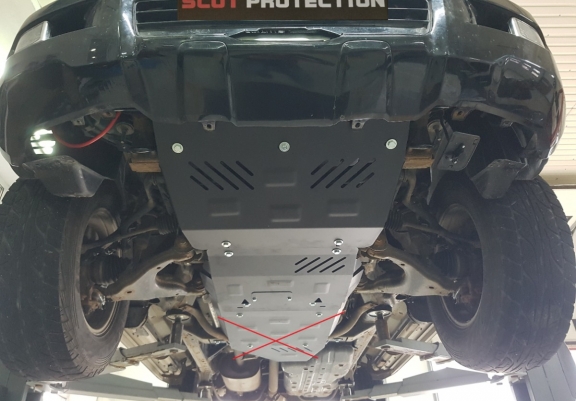 Acél motor, hűtő védőlemez Toyota 4Runner