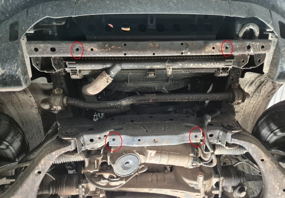 Acél hűtő védőlemez Isuzu D-Max