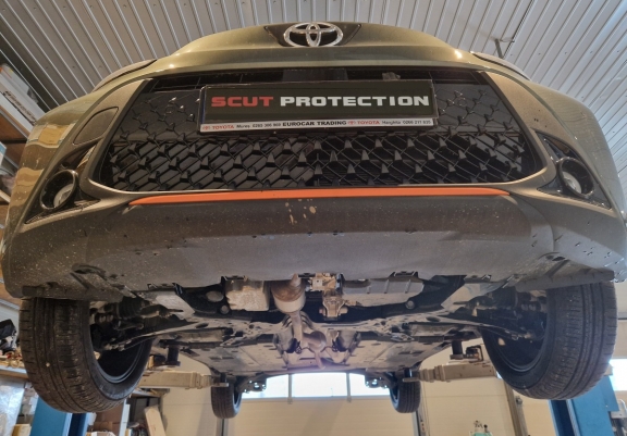 Acél motor, kapcsolószekrény védőlemez Toyota Aygo X