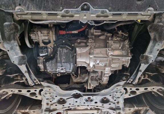 Acél motor, kapcsolószekrény, hűtő védőlemez Toyota Corolla Cross