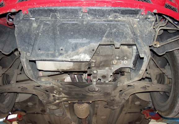 Acél motor, kapcsolószekrény védőlemez Volkswagen New Beetle