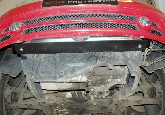 Acél motor, kapcsolószekrény védőlemez Volkswagen New Beetle