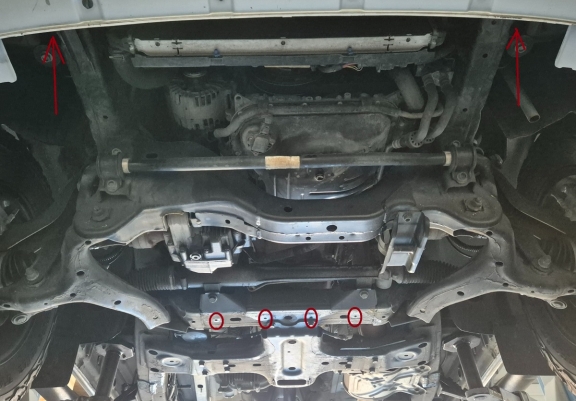 Acél motor védőlemez Volkswagen Amarok