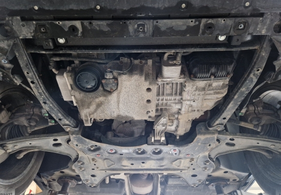 Acél motor, kapcsolószekrény, hűtő védőlemez Volvo XC40