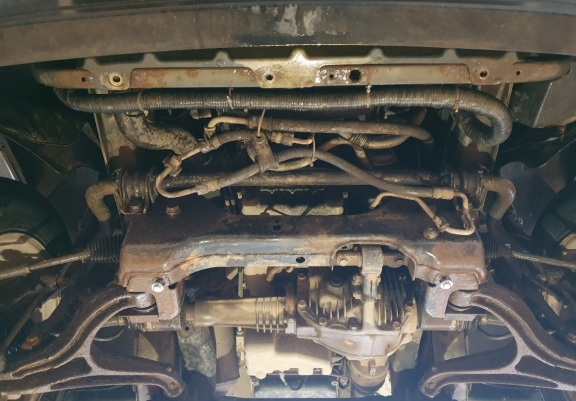 Acél motor, hűtő védőlemez Jeep Grand Cherokee