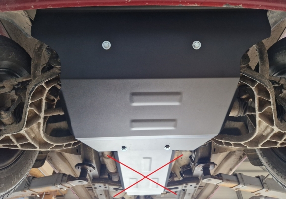 Acél motor, hűtő védőlemez Jeep Cherokee - KJ