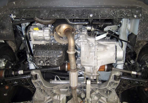 Acél motor, kapcsolószekrény védőlemez Peugeot Bipper