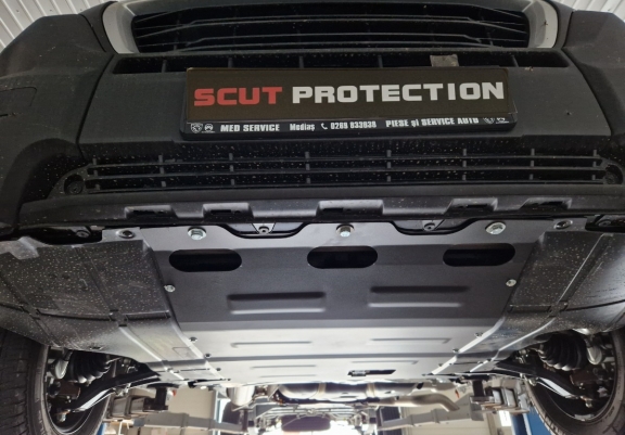 Acél motor, kapcsolószekrény, hűtő védőlemez Citroen Jumper