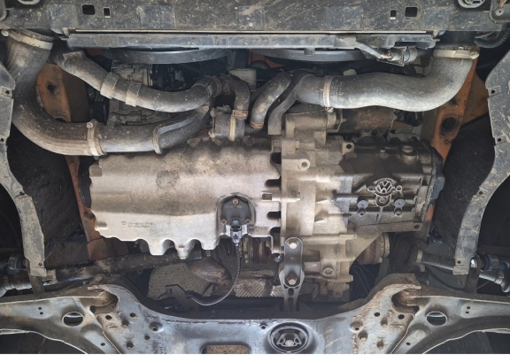 Acél motor, kapcsolószekrény védőlemez Volkswagen VW Jetta