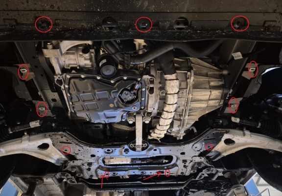 Acél motor, sebességváltó, hűtő, első lökhárító védőlemez Renault Master