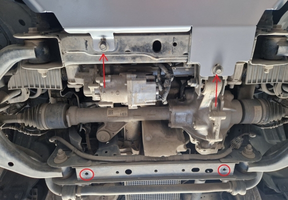 Acél kapcsolószekrény védőlemez Ford Ranger Raptor